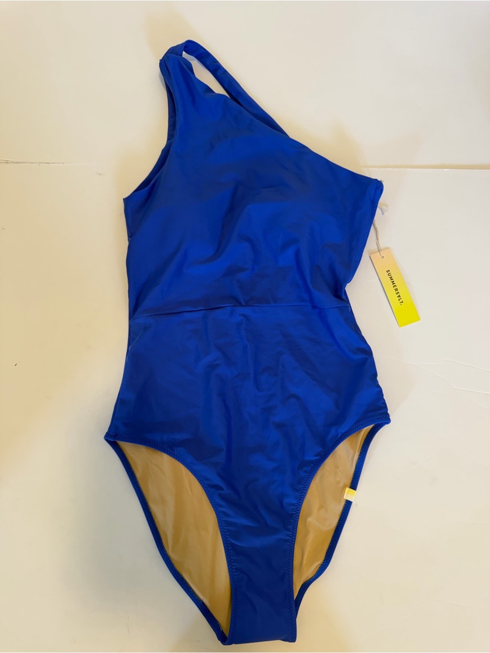 Summersalt The Ruched Sidestroke Swimsuit Blue Size 4